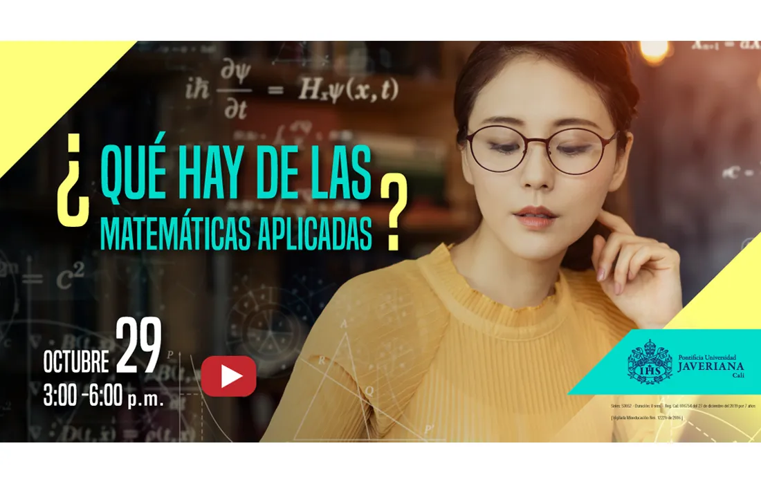 Se acerca una nueva edición del evento ¿Qué hay de las Matemáticas Aplicadas?