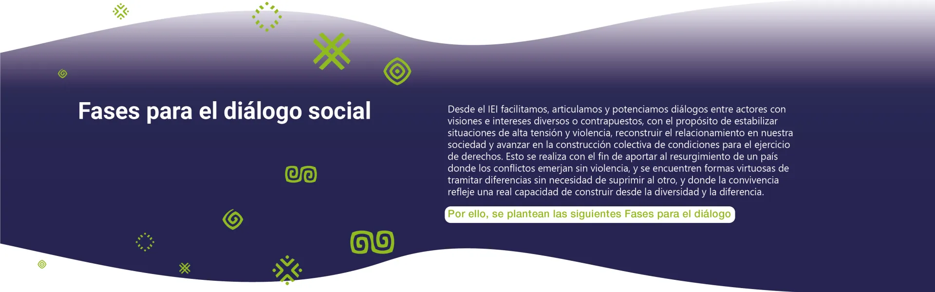 Fases para el diálogo social